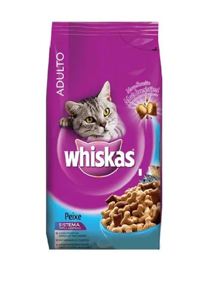 RACAO WHISKAS PEIXE ADULTO KG