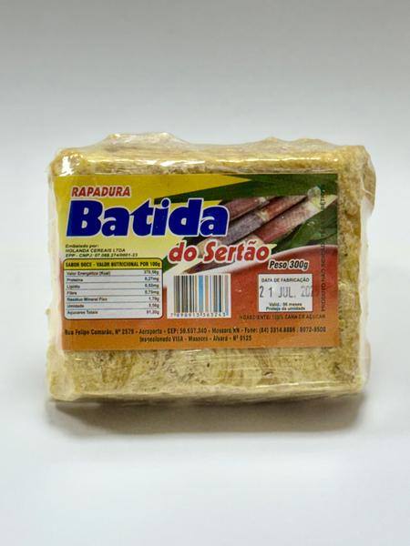RAPADURA BATIDA DO SERTAO BELO GRAO 300G