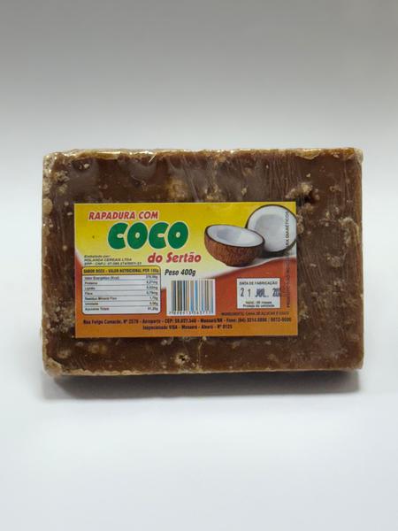 RAPADURA COM COCO DO SERTAO 400G