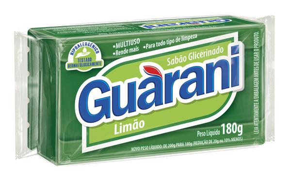 SABAO EM BARRA GUARANI LIMAO 180G