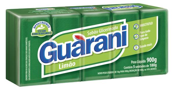 SABAO EM BARRA GUARANI LIMAO 5X180G