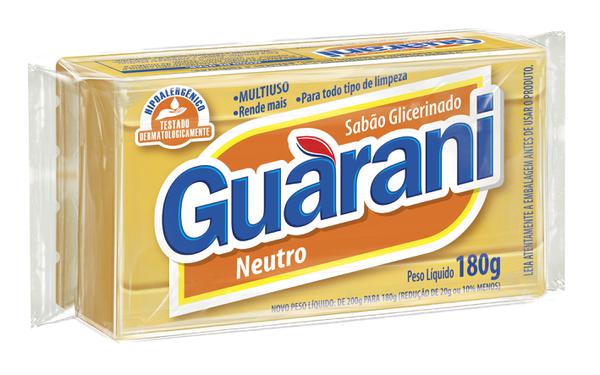 SABAO EM BARRA GUARANI NEUTRO 180G