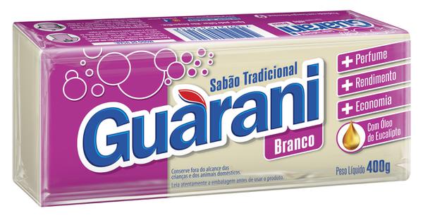 SABAO EM BARRA GUARANI TRAD BRANCO 400G