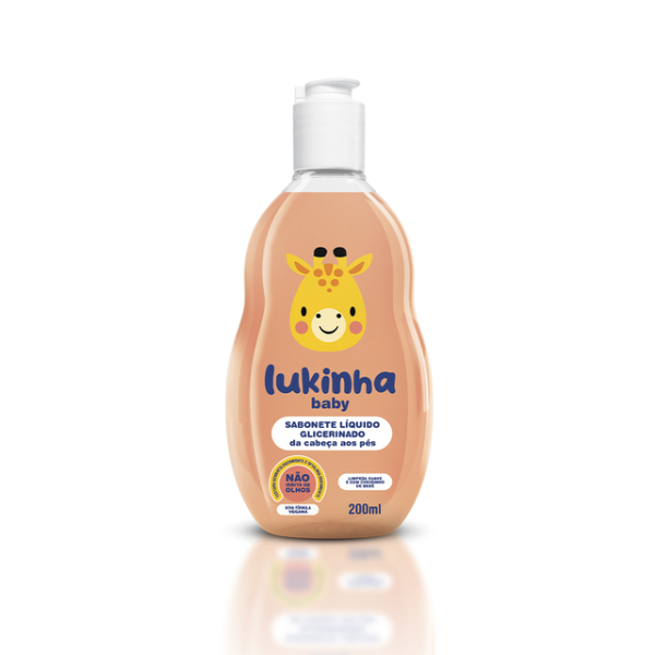 SABONETE LIQ GLICERINADO LUKINHA 200ML