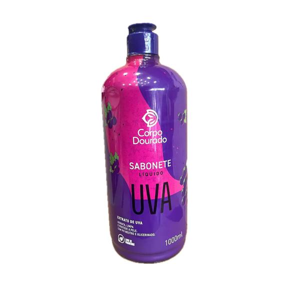 SABONETE LIQUIDO CORPO DOURADO UVA 1L