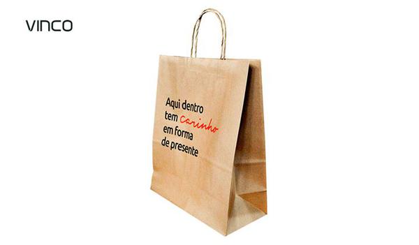 SACOLA STAMP AQUI TEM CARINHO P UND