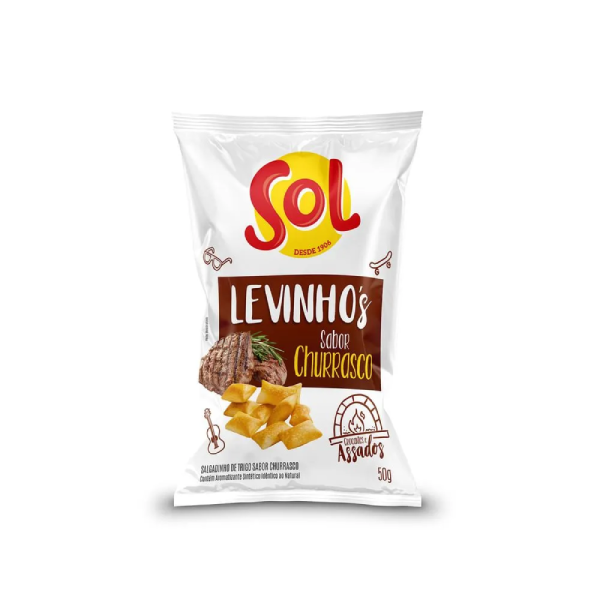 SALGADINHO LEVINHOS CHURRASCO 50G