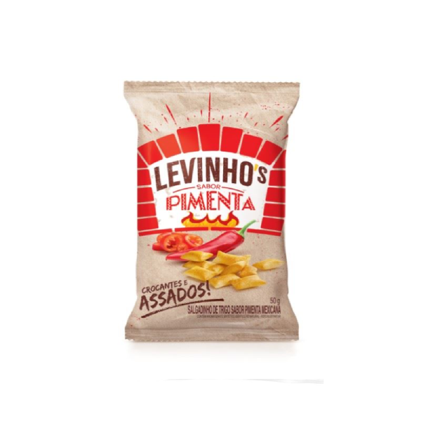 SALGADINHO LEVINHOS PIMENTA 50G
