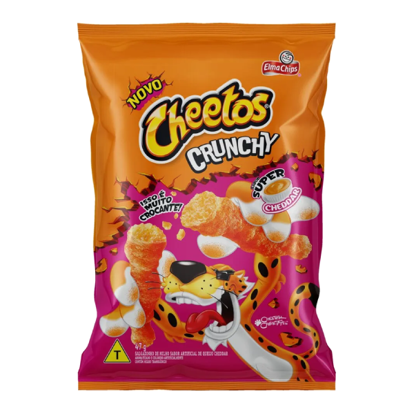 SALGADINHOS CHEETOS CRUNCHY CHEDDAR 47G