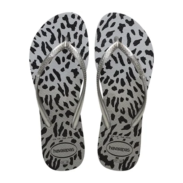 SAND HAVAIANA SLIM ANIMALS CINZA CINZA 4