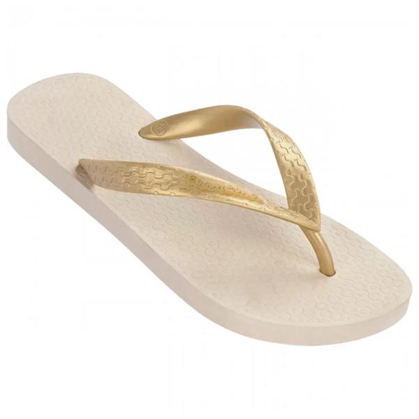 SANDALIA IPANEMA CLAS FEM BEGE/OURO 1UND