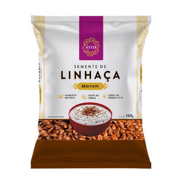 SEMENTES DE LINHACA MARROM ASTER 150G