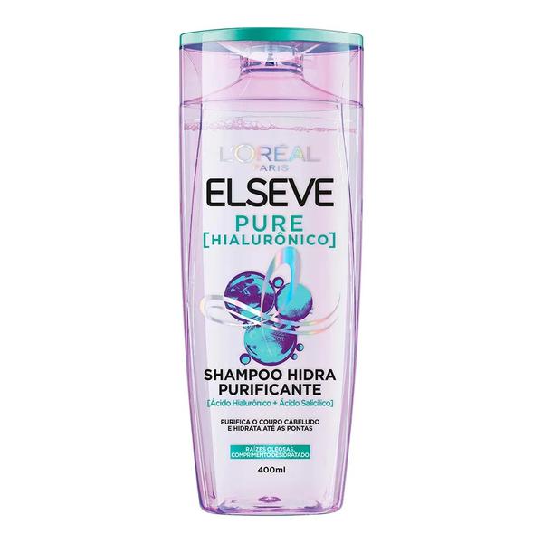 SHAMPOO ELSEVE PURE HIALURONICO 400ML