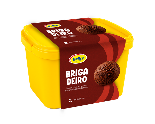 SORVETE BRIGADEIRO GELICE 2L