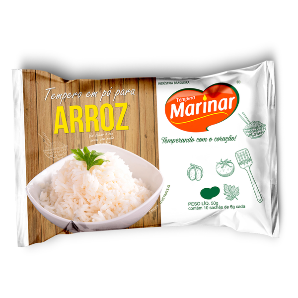 TEMPERO EM PO MARINAR SABOR ARROZ 50G