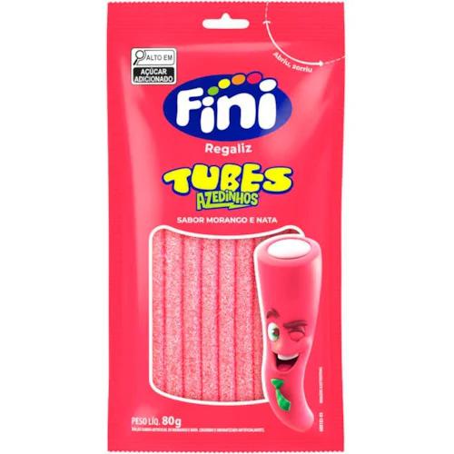 TUBES MORANGO ACIDO FINI 80G