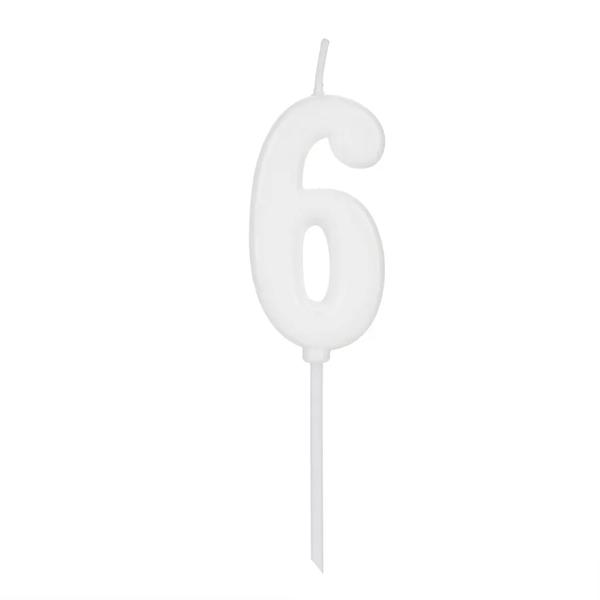 VELA PICK COLORS BRANCA NUMERO 6 01 UN