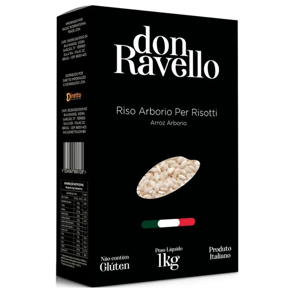 ARROZ DON RAVELLO 1KG ARBORIO