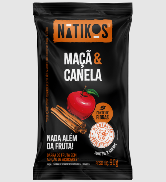 BARRA FRUTA NATIKOS 90G MACACANELA