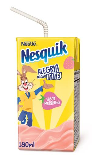 BEBIDA LACTEA NESQUIK 180ML PRONTINHO MORANGO
