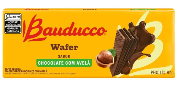 BISC BAUDUCCO WAFFER 92G CHOCOLATE AVELA