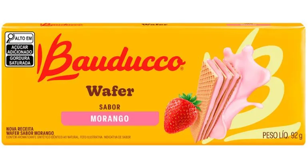 BISC BAUDUCCO WAFFER 92G MORANGO