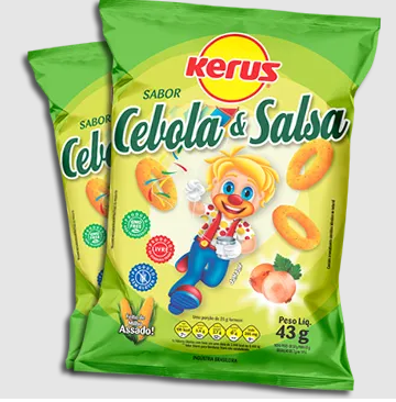 BISC KERUS 43G CEBOLA E SALSA