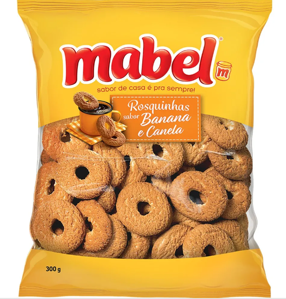 BISC MABEL ROSQUINHA 300G BANANA E CANELA