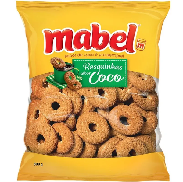 BISC MABEL ROSQUINHA 300G COCO
