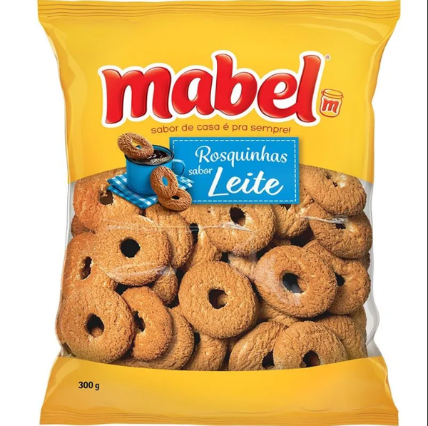BISC MABEL ROSQUINHA 300G LEITE