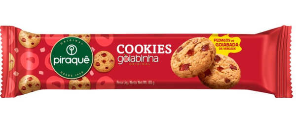 BISC PIRAQUE COOKIES 80G GOIABINHA