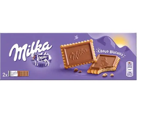 BISCOITO MILKA 150G CHOCO BISCUITS