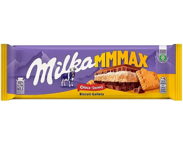 BISCOITO MILKA 300G MMMAX CHOCO SWING