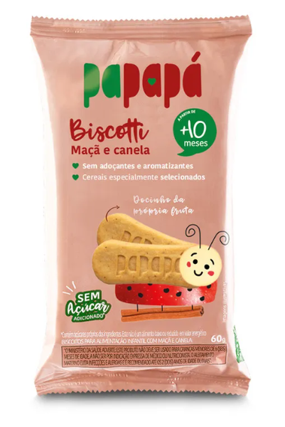 BISCOITO PAPAPA 60G MACA CANELA