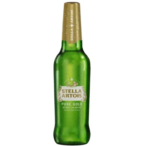 CERVEJA STELLA ARTOIS LONG NECK 330ML PURE GOLD
