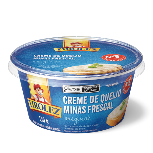 CREME QUEIJO TIROLEZ MINAS FRESCAL 150G