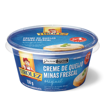 CREME QUEIJO TIROLEZ MINAS FRESCAL 150G