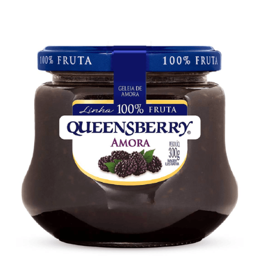 GELEIA QUEENSBERRY 300G 100 FRUIT AMORA