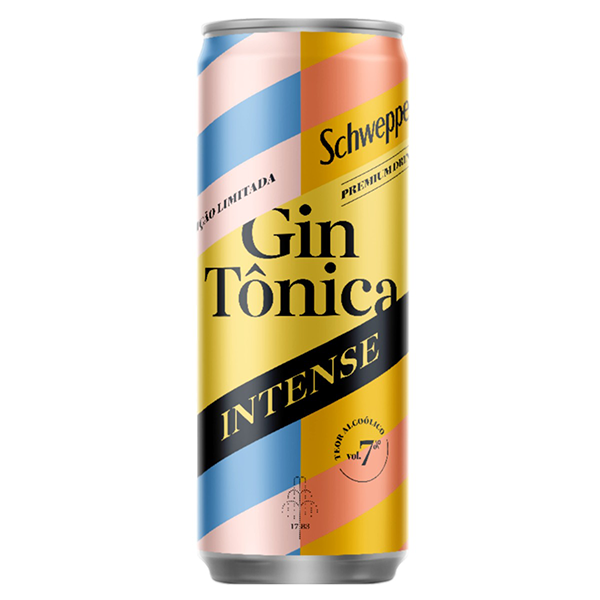 Empório Norte Sul GIN TONICA SCHWEPPES LATA 269ML INTENSE ED LIMITADA
