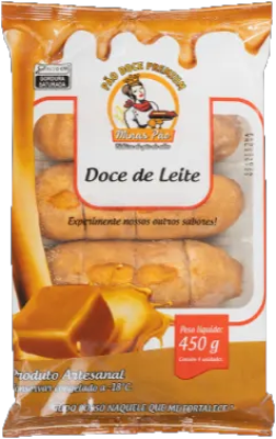 PAO DE ALHO MINAS GOUR DOCE LEITE 450G
