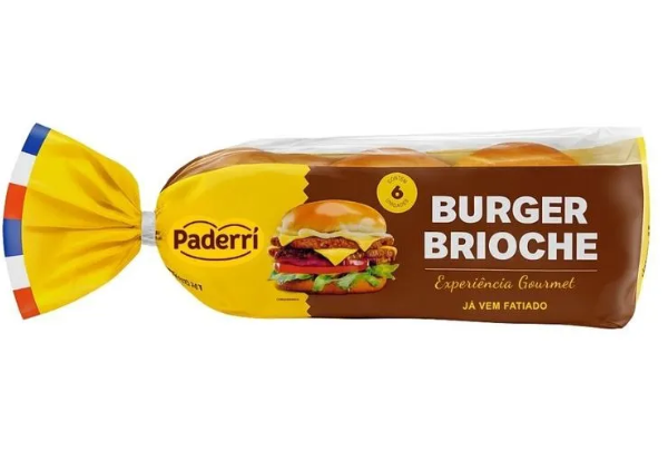 PAO PADERRI 375G BURGER BRIOCHE