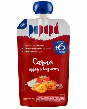 PAPINHA PAPAPA 120G CARNEARROZLEGUMES