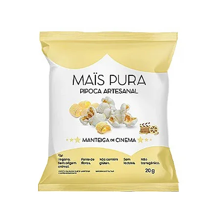 PIPOCA MAIS PURA 20G MANTEIGA CINEMA
