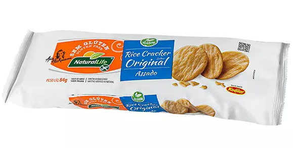 RICE CRACKER NATURAL LIFE 84G ORIGINAL