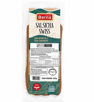 SALSICHA BERNA 325G SWISS