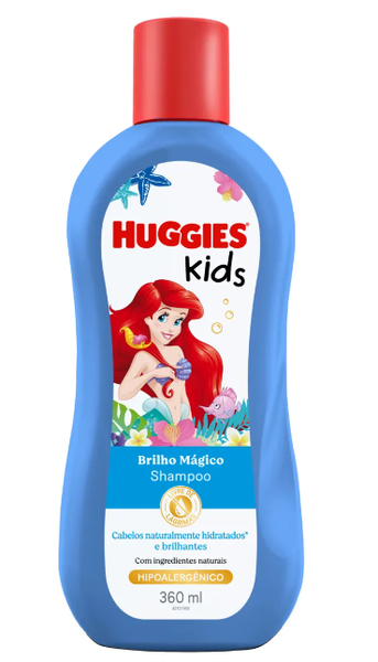 SHAMPOO HUGGIES KIDS 360ML BRILHO MAGICO