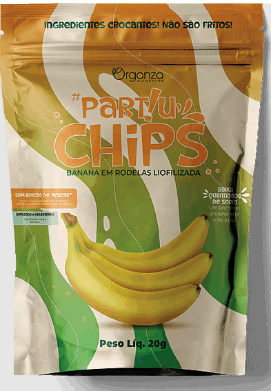 SNACK ORGANZA 200G BANANA LIOFILIZADA