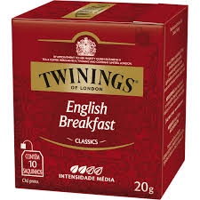 CHA TWININGS 20G PRETO ENGL BREAKFAST