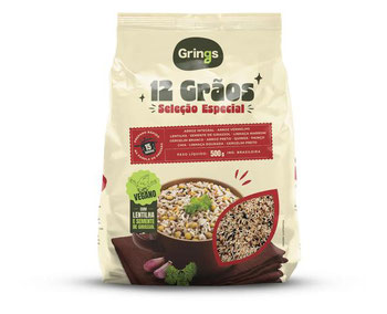 ARROZ 12 GRAOS  GRINGS 500G LOW GLUTEN
