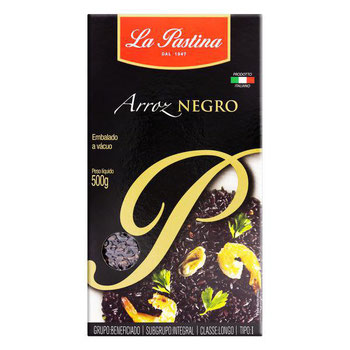 ARROZ LA PASTINA 500G NEGRO
